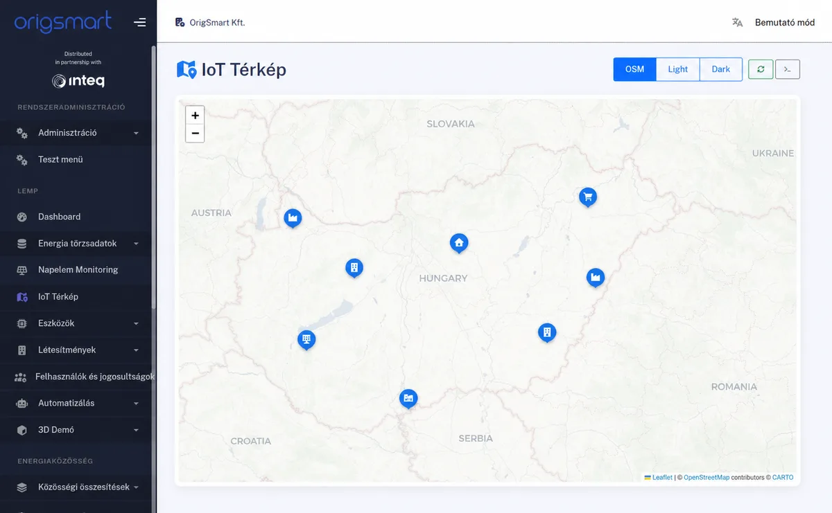 Più siti su un’unica mappa